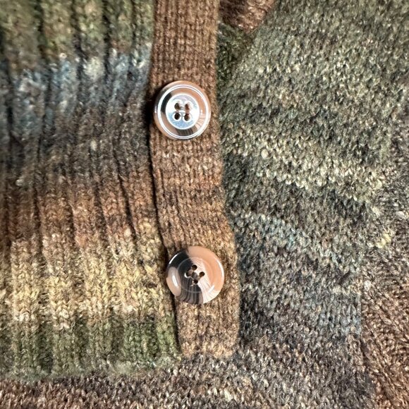 Dressbarn XL Womens Cowl Neck Sweater Dress Multicolor Fall Earth Tones Neutral - Picture 10 of 11